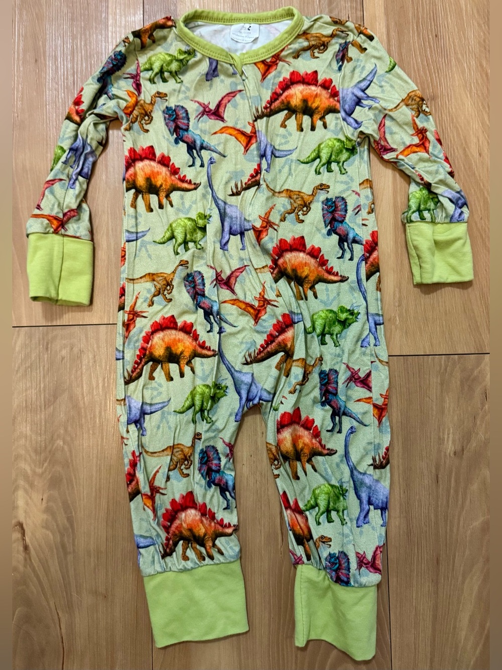 Unbranded Bamboo Dino Zippy-PRELOVED-12/18M